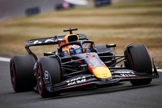 F1 - BRITISH GRAND PRIX 2025 01 VERSTAPPEN Max (nld), Red Bull Racing RB21, action during the Formula 1 Qatar Airways British Grand Prix 2025, 12th round of the 2025 FIA Formula One World Championship, WM, Weltmeisterschaft from July 4 to 6, 2025 on the Silverstone Circuit, in Silverstone, United Kingdom - SilverstoneUnited Kingdom  Copyright: xEricxAlonsox