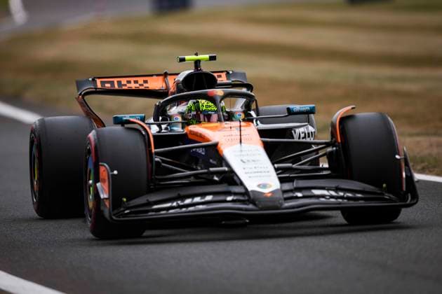 F1 - BRITISH GRAND PRIX 2025 04 NORRIS Lando (gbr), McLaren F1 Team MCL39, action during the Formula 1 Qatar Airways British Grand Prix 2025, 12th round of the 2025 FIA Formula One World Championship, WM, Weltmeisterschaft from July 4 to 6, 2025 on the Silverstone Circuit, in Silverstone, United Kingdom - SilverstoneUnited Kingdom  Copyright: xEricxAlonsox