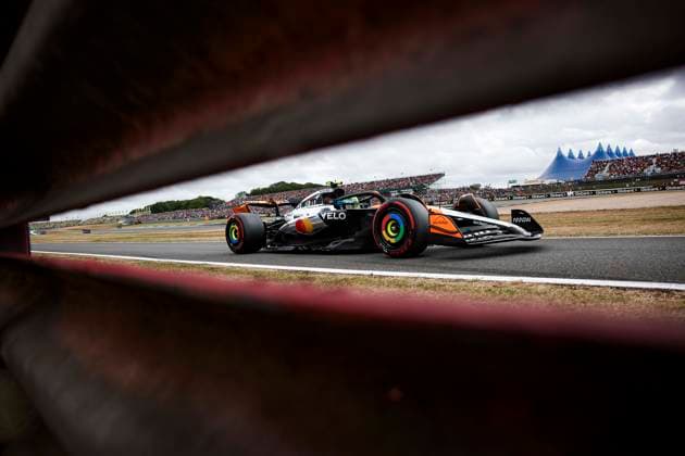 F1 - BRITISH GRAND PRIX 2025 04 NORRIS Lando (gbr), McLaren F1 Team MCL39, action during the Formula 1 Qatar Airways British Grand Prix 2025, 12th round of the 2025 FIA Formula One World Championship, WM, Weltmeisterschaft from July 4 to 6, 2025 on the Silverstone Circuit, in Silverstone, United Kingdom - SilverstoneUnited Kingdom  Copyright: xEricxAlonsox