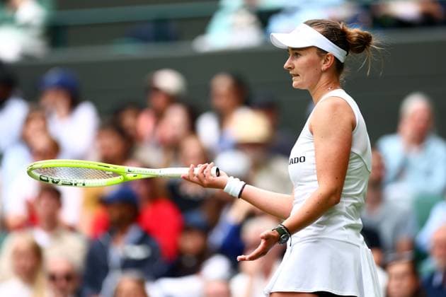Barbora Krejcikova during her third round match Wimbledon Tennis Championships, Day 6, The All England Lawn Tennis and Croquet Club, London, UK - 05 Jul 2025London The All England Lawn Tennis and United Kingdom  Copyright: xJamesxMarsh Shutterstockx 15385618cg