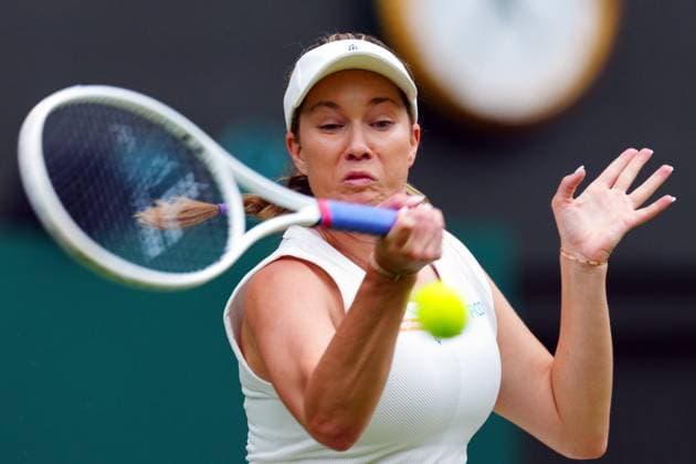 Danielle Collins during her third round match Wimbledon Tennis Championships, Day 6, The All England Lawn Tennis and Croquet Club, London, UK - 05 Jul 2025London The All England Lawn Tennis and United Kingdom  Copyright: xJavierxGarcia Shutterstockx 15385616ap