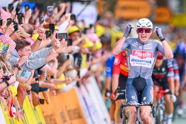 Cycling, Tour de France, Jasper Philipsen wins stage 1