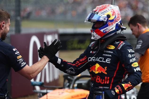 F1 British Grand Prix 2025 Qualifying Max Verstappen of Red Bull Racing after qualifying ahead of the Formula 1 British Grand Prix at Silverstone Circuit in Northampton, Great Britain on July 5, 2025. Northampton United Kingdom  Copyright: xJakubxPorzyckix originalFilename:porzycki-f1britis250705_npV94.jpg