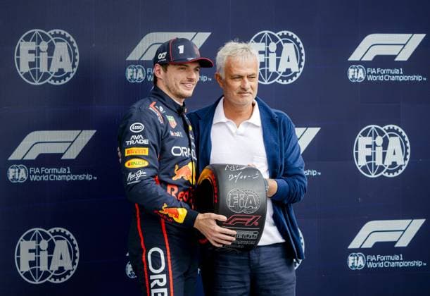 SILVERSTONE - Max Verstappen (Red Bull Racing) poses after qualifying at the Silverstone circuit ahead of the Great Britain Grand Prix. ANP SEM VAN DER WAL xVIxANPxSportx xxANPxIVx 530987738 originalFilename: 530987738.jpg
