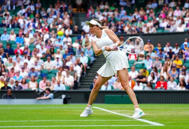 Danielle Collins during her third round match Wimbledon Tennis Championships, Day 6, The All England Lawn Tennis and Croquet Club, London, UK - 05 Jul 2025London The All England Lawn Tennis and United Kingdom  Copyright: xJavierxGarcia Shutterstockx 15385616at