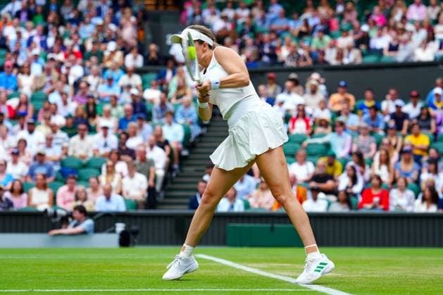 Danielle Collins during her third round match Wimbledon Tennis Championships, Day 6, The All England Lawn Tennis and Croquet Club, London, UK - 05 Jul 2025London The All England Lawn Tennis and United Kingdom  Copyright: xJavierxGarcia Shutterstockx 15385616au