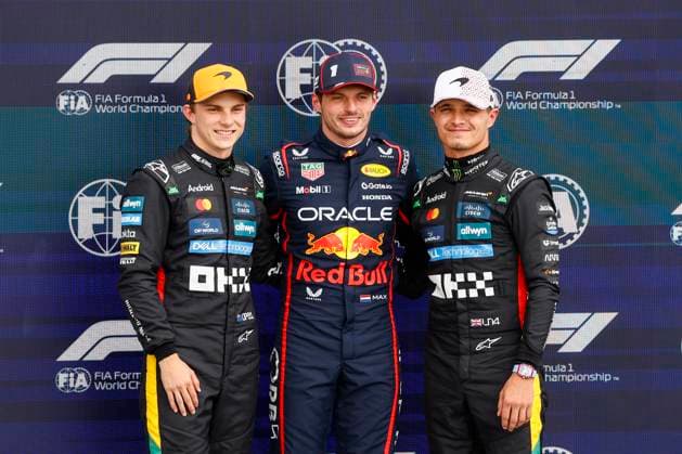 Formula 1, British GP at Silverstone, Max Verstappen on pole position