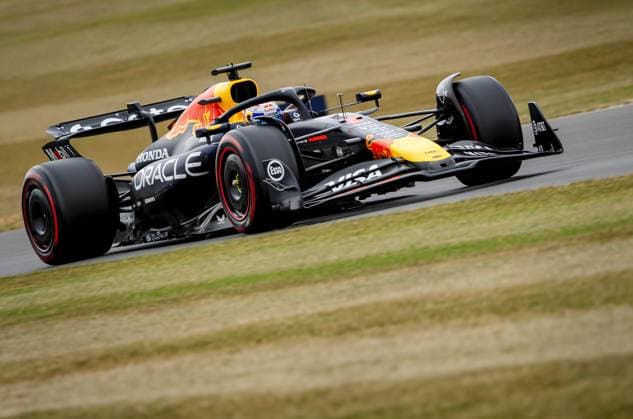SILVERSTONE - Max Verstappen (Red Bull Racing) during qualifying at the Silverstone circuit ahead of the Great Britain Grand Prix. ANP SEM VAN DER WAL xVIxANPxSportx xxANPxIVx 530988412 originalFilename: 530988412.jpg