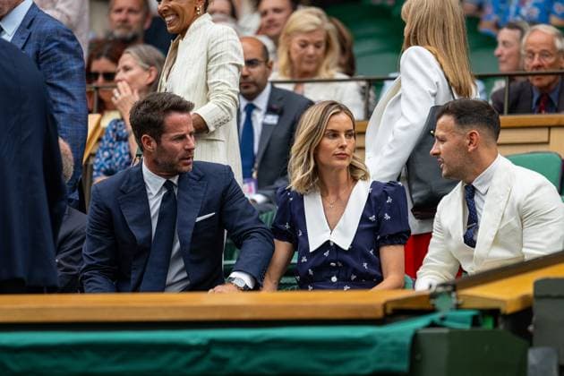 Tennis - Wimbledon Championship 2025 - Day 6 LONDON, ENGLAND - Saturday, July 5, 2025: Former Liverpool FC footballer Jamie Redknapp in the Royal Box on Day Six of The Championships Wimbledon 2025 at the All England Lawn Tennis and Croquet Club. (Photo by Kirsten Holst Propaganda) LONDON All England Lawn Tennis and Croquet Club GREATER LONDON ENGLAND  Copyright: xKirstenxHolstx 2025-07-05-001-Wimbledon_2025_Day_6