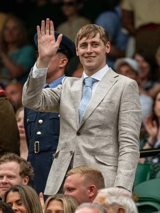 Tennis - Wimbledon Championship 2025 - Day 6 LONDON, ENGLAND - Saturday, July 5, 2025: Swimmer Stephen Clegg in the Royal Box on Day Six of The Championships Wimbledon 2025 at the All England Lawn Tennis and Croquet Club. (Photo by Kirsten Holst Propaganda) LONDON All England Lawn Tennis and Croquet Club GREATER LONDON ENGLAND  Copyright: xKirstenxHolstx 2025-07-05-018-Wimbledon_2025_Day_6