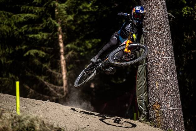 Whoop Downhill Worldcup La Thuile GOLDSTONE Jackson SANTA CRUZ SYNDICATEat Whoop Downhill Worldcup La Thuile, 05 07 2025,in La Thuile,ITA Photo Sebastian Sternemann