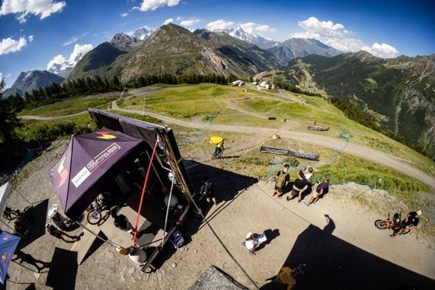 Whoop Downhill Worldcup La Thuile RUDE JR Richard YETI FOX FACTORY RACE TEAMat Whoop Downhill Worldcup La Thuile, 05 07 2025,in La Thuile,ITA Photo Sebastian Sternemann