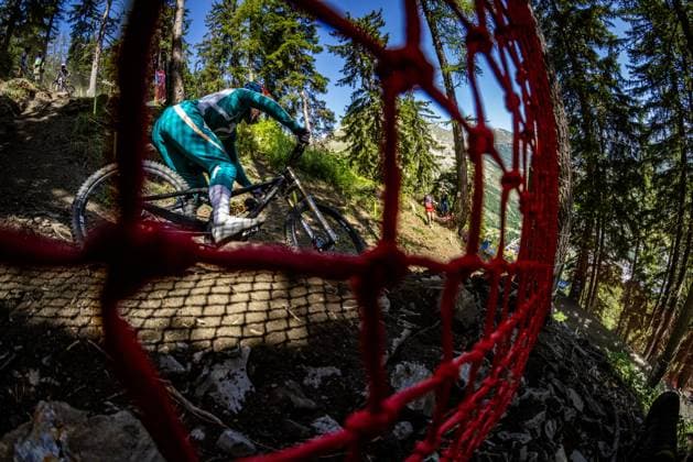 Whoop Downhill Worldcup La Thuile BRUNI Loic SPECIALIZED GRAVITYat Whoop Downhill Worldcup La Thuile, 05 07 2025,in La Thuile,ITA Photo Sebastian Sternemann