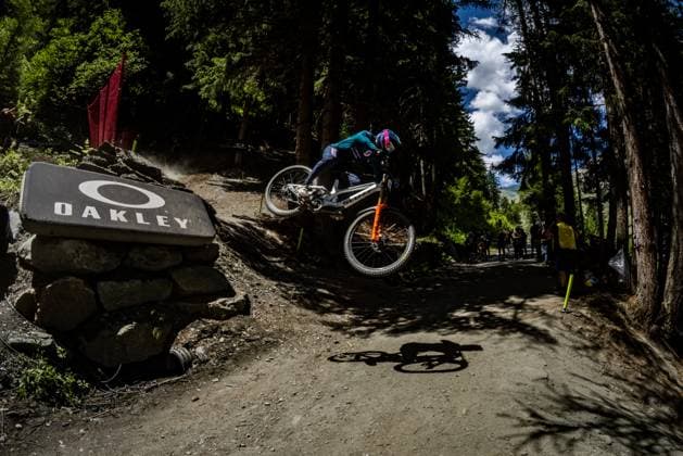 Whoop Downhill Worldcup La Thuile LEVESQUE Dylan SCOTT DOWNHILL FACTORYat Whoop Downhill Worldcup La Thuile, 05 07 2025,in La Thuile,ITA Photo Sebastian Sternemann