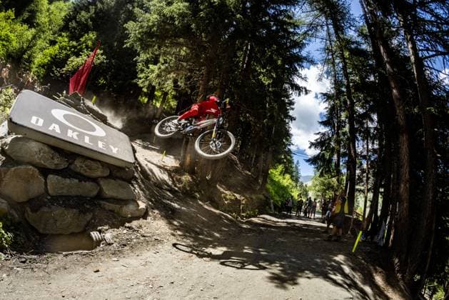 Whoop Downhill Worldcup La Thuile JENSEN Marie Rosa at Whoop Downhill Worldcup La Thuile, 05 07 2025,in La Thuile,ITA Photo Sebastian Sternemann