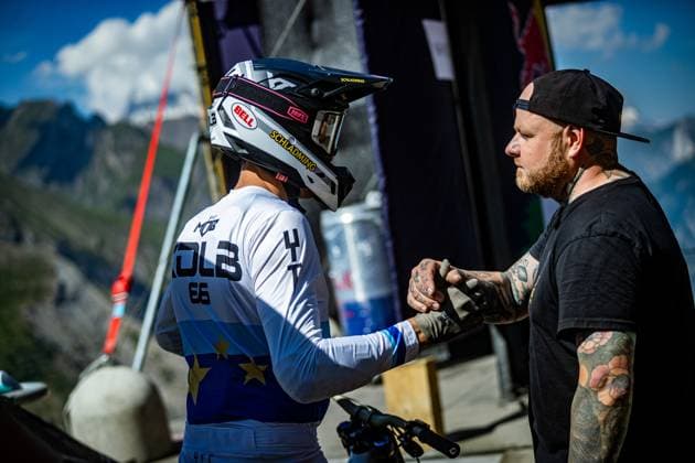 Whoop Downhill Worldcup La Thuile KOLB Andreas YT MOBat Whoop Downhill Worldcup La Thuile, 05 07 2025,in La Thuile,ITA Photo Sebastian Sternemann