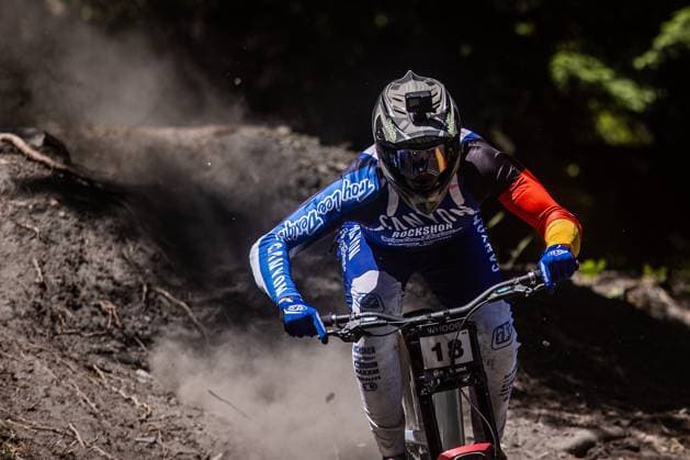 Whoop Downhill Worldcup La Thuile KIEFER Henri CANYON CLLCTV FACTORY TEAMat Whoop Downhill Worldcup La Thuile, 05 07 2025,in La Thuile,ITA Photo Sebastian Sternemann