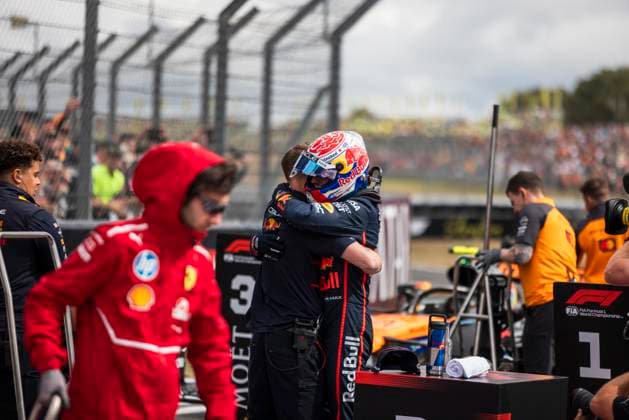 Formula 1 Qatar Airways British Grand Prix 2025 Alexis Perrin OVERTAKE MAXPPP - Silverstone 05 07 2025 01 VERSTAPPEN Max (nld), Oracle Red Bull Racing, portrait Pole position, parc ferme, qualification, during the Formula 1 Qatar Airways British Grand Prix 2025, the 12th round of the 2025 FIA Formula 1 World Championship, WM, Weltmeisterschaft at the Silverstone Circuit in Silverstone, United Kingdom, from July 3 to 6, 2025 Silverstone United Kingdom  Copyright: xOVERTAKE MAXPPPxAlexisxPerrinx OVT202507050181 OVT202507050181