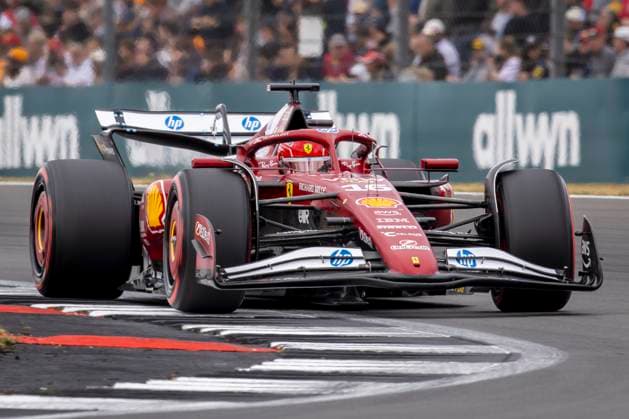5th July 2025; Silverstone Circuit, Northamptonshire, England; Formula 1 2025 Qatar Airways British F1 Grand Prix; Qualifying Day; Scuderia Ferrari HP driver Charles Leclerc in his Ferrari SF-25 Ferrari 066 15 during qualifying  ActionPlus12809867 TimxWilliams