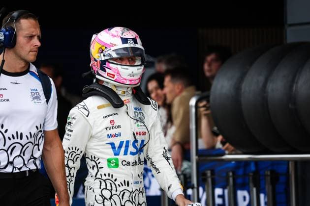 F1 - BRITISH GRAND PRIX 2025 LAWSON Liam (nzl), Visa Cash App RB F1 Team VCARB02, portrait during the Formula 1 Qatar Airways British Grand Prix 2025, 12th round of the 2025 FIA Formula One World Championship, WM, Weltmeisterschaft from July 4 to 6, 2025 on the Silverstone Circuit, in Silverstone, United Kingdom - SilverstoneUnited Kingdom  Copyright: xANTONINxVINCENTx