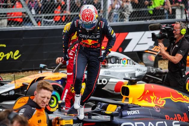 F1 - BRITISH GRAND PRIX 2025 VERSTAPPEN Max (ned), Red Bull Racing RB21, portrait during the Formula 1 Qatar Airways British Grand Prix 2025, 12th round of the 2025 FIA Formula One World Championship, WM, Weltmeisterschaft from July 4 to 6, 2025 on the Silverstone Circuit, in Silverstone, United Kingdom - SilverstoneUnited Kingdom  Copyright: xANTONINxVINCENTx