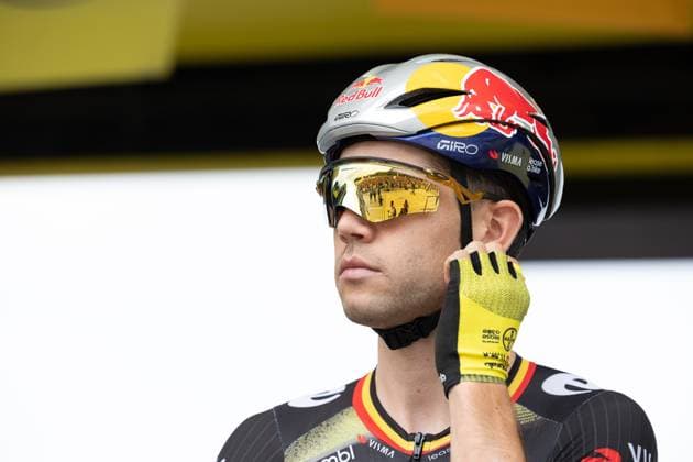 TOUR DE FRANCE 2025 PHOTOPQR VOIX DU NORD PASCAL BONNIERE ; 05 07 2025 ; LILLE 05.07.2025 grand depart de Lille pour le tour de France 2025 depuis l esplanade , Wout Van Aert Visma . Photo Pascal Bonniere La voix Du Nord- French cycling race Tour de France 2024 takes place in july 2025 HAUTS DE FRANCE France  Copyright: xPHOTOPQR VOIXxDUxNORD MAXPPPxPASCALxBONNIEREx 20250705VDN0329 20250705VDN0329