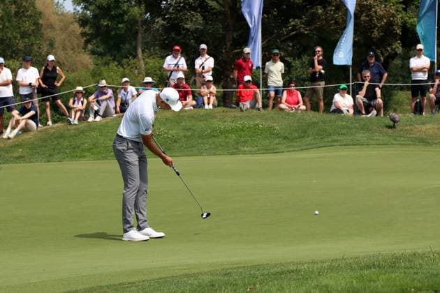 BMW International Open, Eichenried, 05 07 2025 Golf, BMW International Open, Eichenried, 05 07 2025, Day 3 Picture Matti, Schmid GER at the putt Copyright: xBEAUTIFULxSPORTS NilsxKoepkex