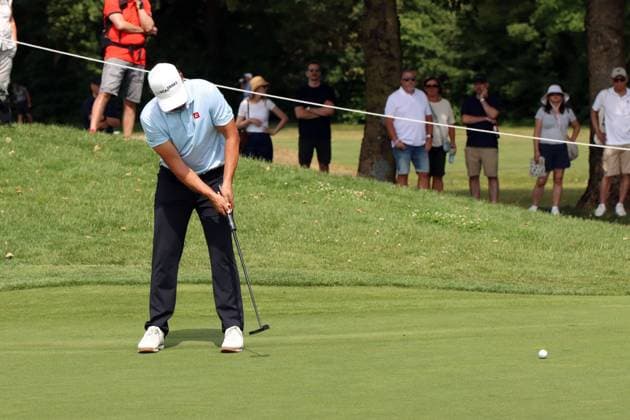 BMW International Open, Eichenried, 05 07 2025 Golf, BMW International Open, Eichenried, 05 07 2025, Day 3 Picture Joost, Luiten NED at the putt Copyright: xBEAUTIFULxSPORTS NilsxKoepkex
