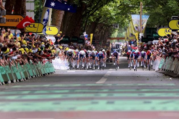 TOUR DE FRANCE 2025 PHOTOPQR VOIX DU NORD STEPHANE MORTAGNE ; 05 07 2025 ; LILLE, 05.07.2025 Cyclisme, velo, Tour de France, Arrivée de la 1ere etape du Tour de France entre Lille et Lille Victoire au sprint de Jasper Philipsen qui prend dans la foulle le maillot jaune PHOTO STEPHANE MORTAGNE LA VOIX DU NORD- French cycling race Tour de France 2024 takes place in july 2025 Hauts de France France  Copyright: xPHOTOPQR VOIXxDUxNORD MAXPPPxSTEPHANExMORTAGNEx 20250705VDN0499 20250705VDN0499