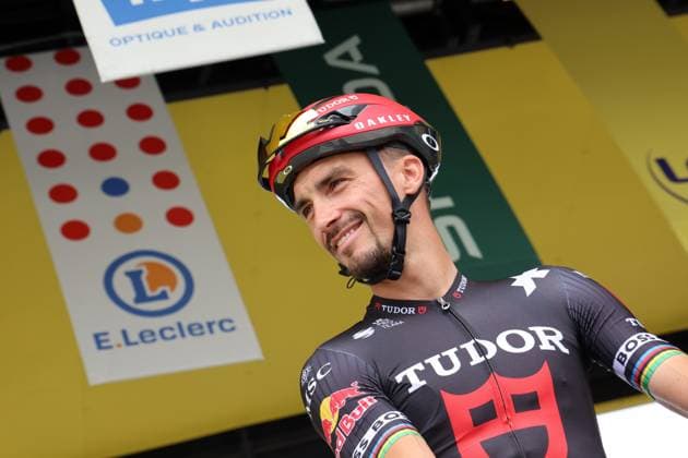TOUR DE FRANCE 2025 PHOTOPQR VOIX DU NORD STEPHANE MORTAGNE ; 05 07 2025 ; LILLE, 05.07.2025 Cyclisme, velo, Tour de France, Départ de la 1ere etape du Tour de France entre Lille et Lille Julian ALAPHILIPPE PHOTO STEPHANE MORTAGNE LA VOIX DU NORD- French cycling race Tour de France 2024 takes place in july 2025 Hauts de France France Copyright: xPHOTOPQR VOIXxDUxNORD MAXPPPxSTEPHANExMORTAGNEx 20250705VDN0662 20250705VDN0662