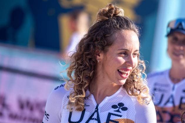 CICLISMO - Giro d Italia - Giro d Italia Women - Team Presentation Silvia Persico during Giro d Italia Women - Team Presentation, Giro d Italia race in Bergamo, Italy, July 05 2025 Bergamo Italy  Copyright: xIPAxSport ABACAx