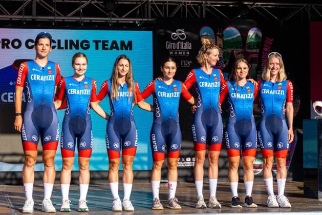 CICLISMO - Giro d Italia - Giro d Italia Women - Team Presentation Ceratizit Pro Cycling Team during Giro d Italia Women - Team Presentation, Giro d Italia race in Bergamo, Italy, July 05 2025 Bergamo Italy  Copyright: xIPAxSport ABACAx