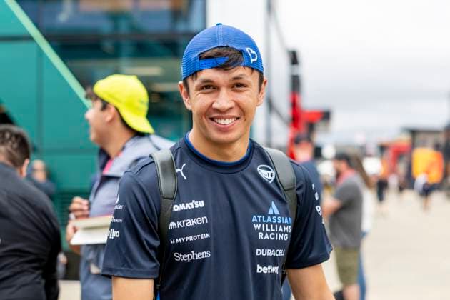 NORTHAMPTONSHIRE, ENG - JULY 05: Alexander Albon of Thailand and Team Williams (23) enters the paddock before the FP3 session at the F1 Grand Prix of Great Britain on July 05, 2025 at Silverstone Circuit in Northampton, England. (Photo by Bob Kupbens Icon Sportswire) AUTO: JUL 05 F1 British Grand Prix EDITORIAL USE ONLY Icon250705021