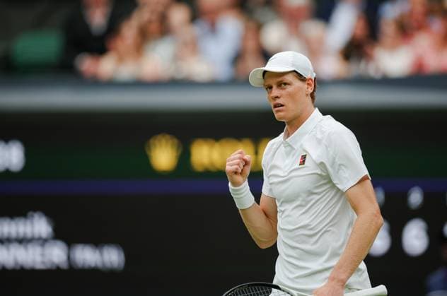 Jannik Sinner v Pedro Martinez Wimbledon Championships 2025 Day 6,Gentlemens’ Singles - Third Round Centre Court Jannik Sinner v Pedro Martínez Jannik Sinner wins in straight sets. 05.07.2025  Copyright: xBradleyxOrmesher ThexTimesx NINTCHDBPICT001007800181