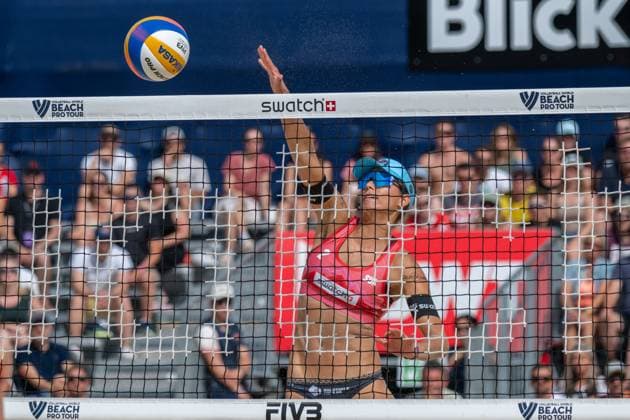 Beach Pro Tour Elite 16 Gstaad, 06 07 2025 Leona Kernen SUI Beach Pro Tour Elite 16 Gstaad on 06 07 2025 Copyright: xBEAUTIFULxSPORTS PeterxWeberx