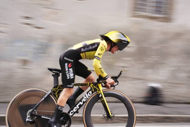 VAN AGT Eva during the 1st stage of the Giro d™Italia Women, Tudor ITT from Bergamo to Bergamo, Italy Sunday, July 06, 2025. - cycling .  Copyright: xMarcoxAlpozzi LaPressex