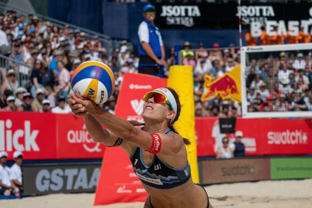 Beach Pro Tour Elite 16 Gstaad, 06 07 2025 Tina Graudina LAT Beach Pro Tour Elite 16 Gstaad on 06 07 2025 Copyright: xBEAUTIFULxSPORTS PeterxWeberx