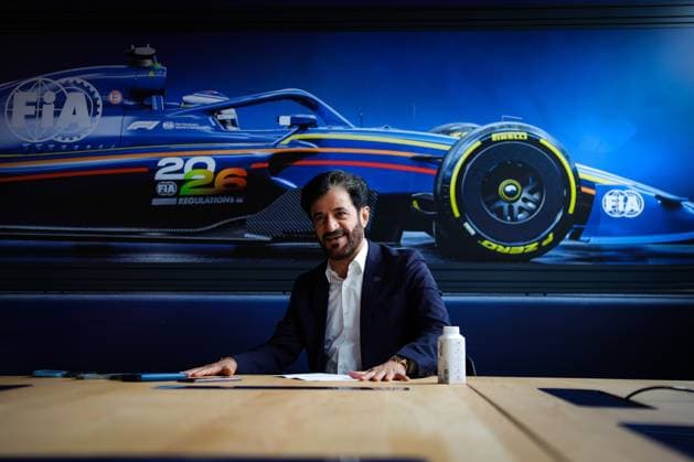 Formula 1, British GP at Silverstone, FIA President Mohammed bin Sulayem in dialogue