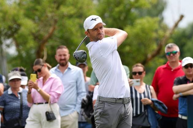 Marcel Schneider GER on the tee,Tee, 36 BMW International Open 2025, Golf, DP World Tour, Men, Final, 06 07 2025 Eichenried Bavaria Germany Copyright: xkolbert-press ChristianxKolbertx