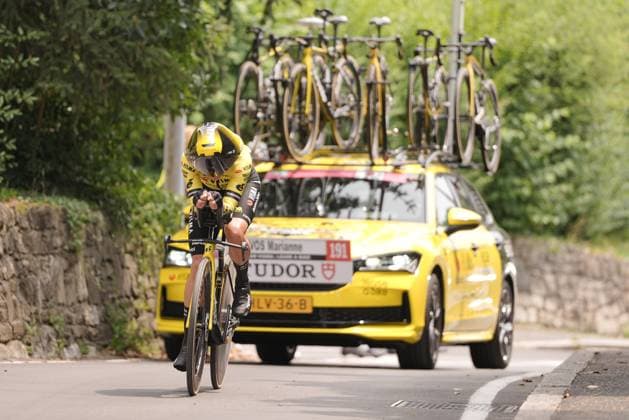 VOS Marianne during the 1st stage of the Giro d™Italia Women, Tudor ITT from Bergamo to Bergamo, Italy Sunday, July 06, 2025. - cycling .  Copyright: xMarcoxAlpozzi LaPressex