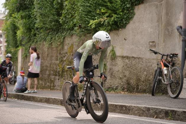 ROOIJAKKERS Pauliena during the 1st stage of the Giro d™Italia Women, Tudor ITT from Bergamo to Bergamo, Italy Sunday, July 06, 2025. - cycling .  Copyright: xMarcoxAlpozzi LaPressex