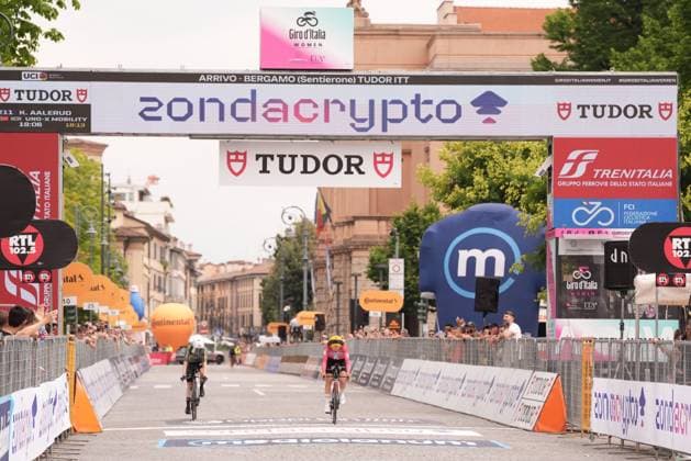 AALERUD Katrine during the 1st stage of the Giro d™Italia Women, Tudor ITT from Bergamo to Bergamo, Italy Sunday, July 06, 2025. - cycling .  Copyright: xMassimoxPaolone Lapressex