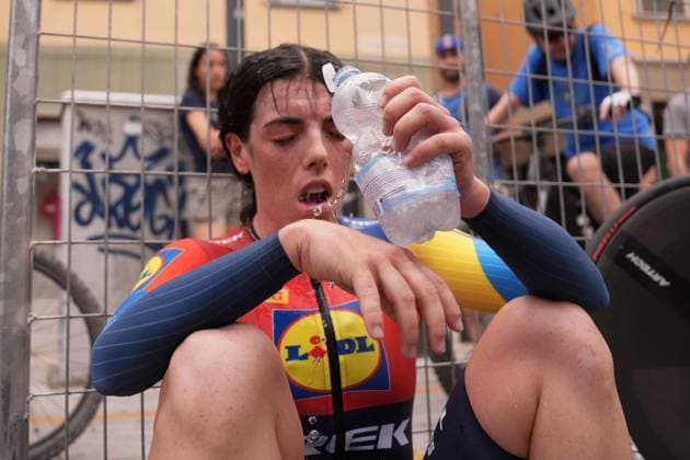 HENDERSON Anna during the 1st stage of the Giro d™Italia Women, Tudor ITT from Bergamo to Bergamo, Italy Sunday, July 06, 2025. - cycling .  Copyright: xMassimoxPaolone Lapressex