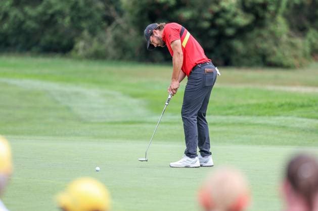 Amateur Tim Wiedemeyer GER putting, 36 BMW International Open 2025, Golf, DP World Tour, Men, Final, 06 07 2025 Eichenried Bavaria Germany Copyright: xkolbert-press ChristianxKolbertx