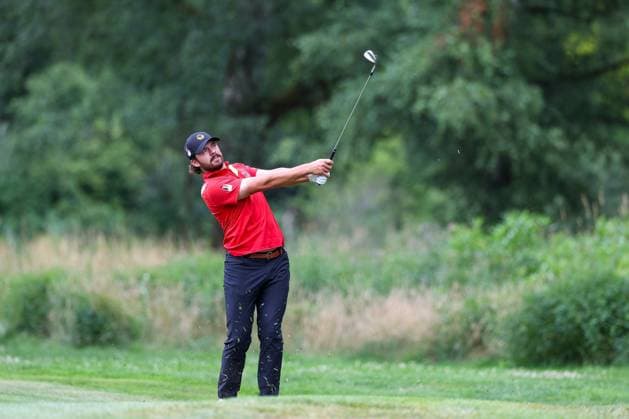 Amateur Tim Wiedemeyer GER on the fairway, 36 BMW International Open 2025, Golf, DP World Tour, Men, Final, 06 07 2025 Eichenried Bavaria Germany Copyright: xkolbert-press ChristianxKolbertx