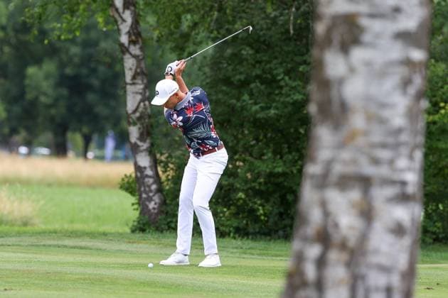 Matti Schmid GER on the fairway, 36 BMW International Open 2025, Golf, DP World Tour, Men, Final, 06 07 2025 Eichenried Bavaria Germany Copyright: xkolbert-press ChristianxKolbertx