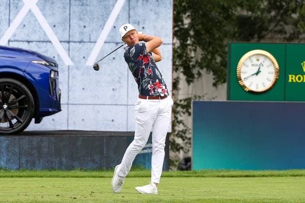Matti Schmid GER on the tee, tee, 36 BMW International Open 2025, Golf, DP World Tour, Men, Final, 06 07 2025 Eichenried Bavaria Germany Copyright: xkolbert-press ChristianxKolbertx