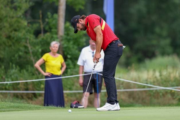 Amateur Tim Wiedemeyer GER putting, 36 BMW International Open 2025, Golf, DP World Tour, Men, Final, 06 07 2025 Eichenried Bavaria Germany Copyright: xkolbert-press ChristianxKolbertx