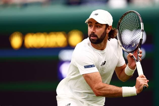 Jordan Thompson during his fourth round match Wimbledon Tennis Championships, Day 7, The All England Lawn Tennis and Croquet Club, London, UK - 06 Jul 2025London The All England Lawn Tennis and United Kingdom  Copyright: xJamesxMarsh Shutterstockx 15387062s