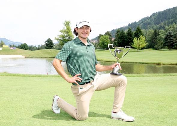 Golf, Interwetten Open in Schladming, winner Maximilian Steinlechner